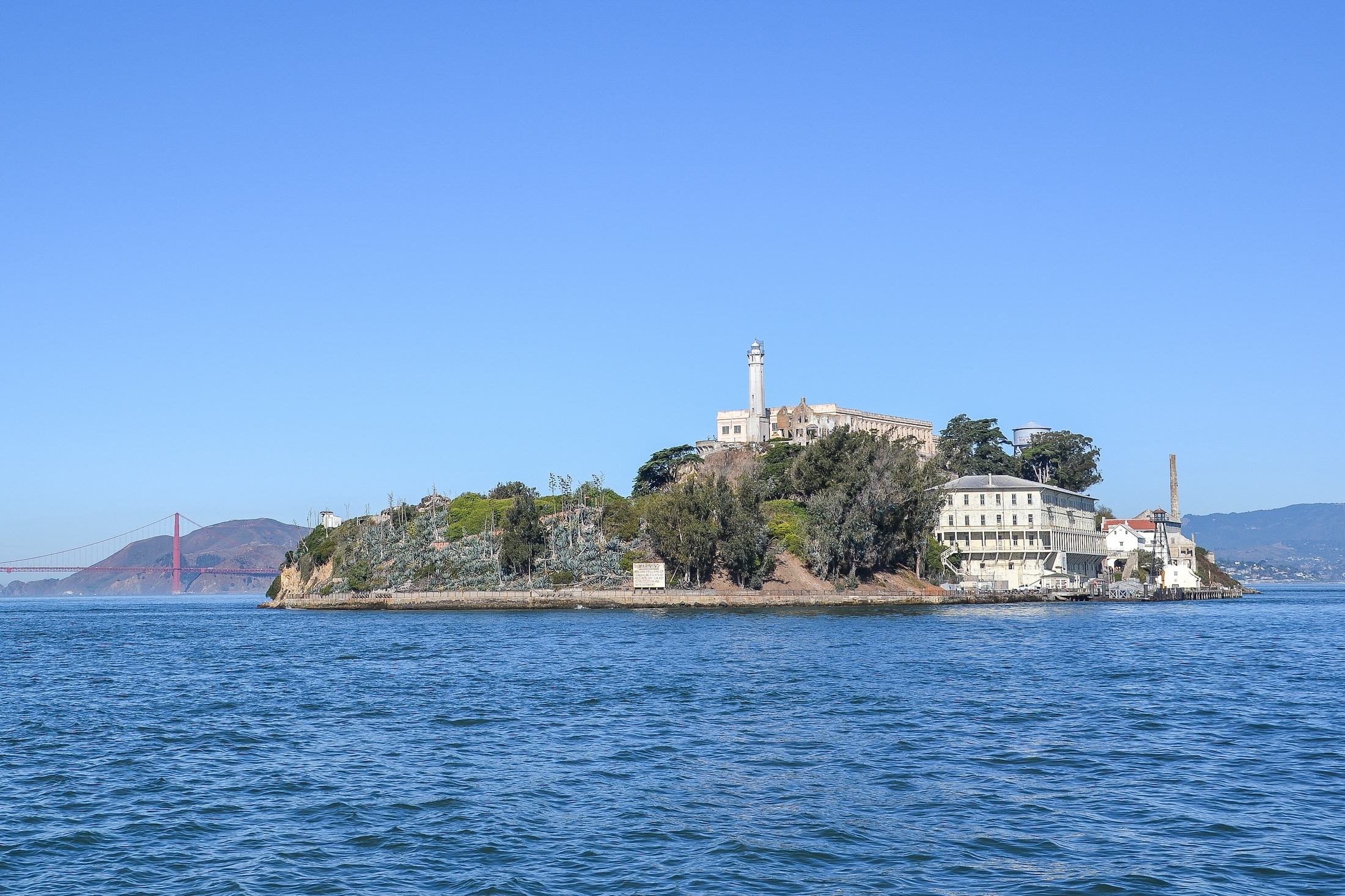 Hier vind je ook de beroemde gevangenis Alcatraz in het water