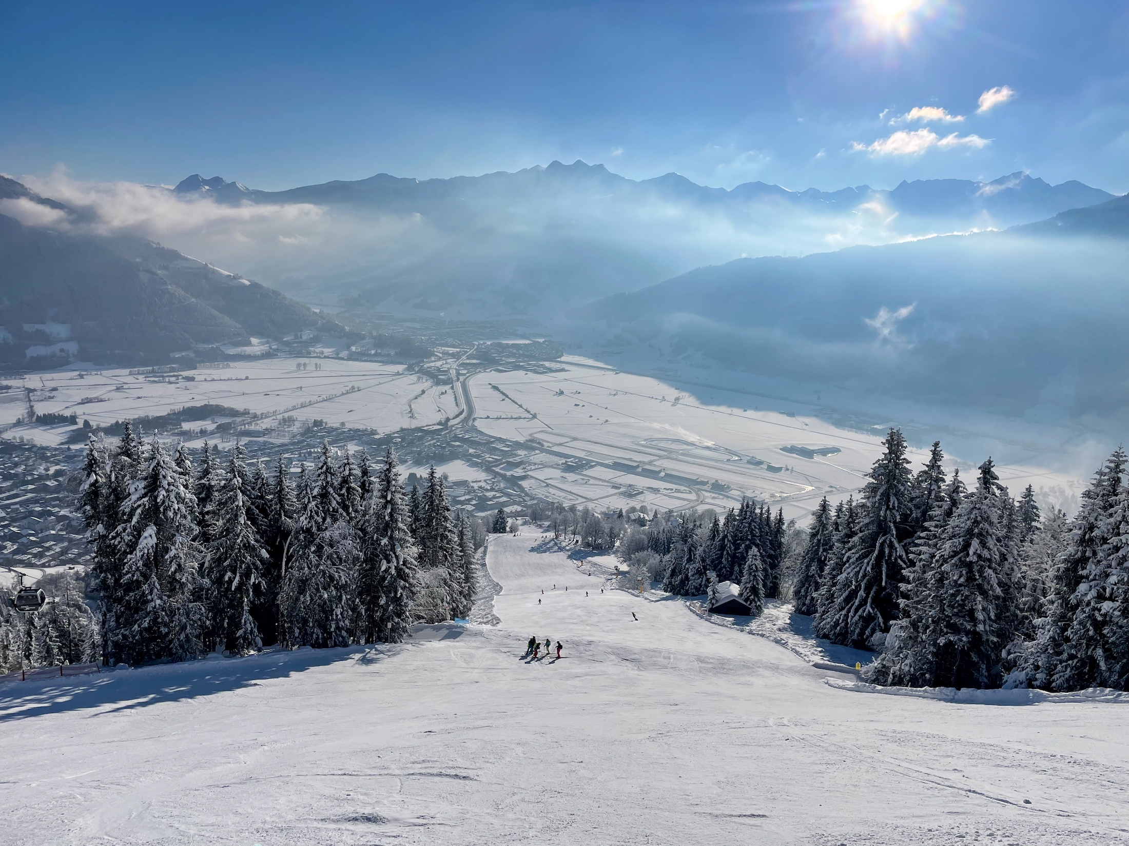 Super mooie, lange afdalingen in Saalbach