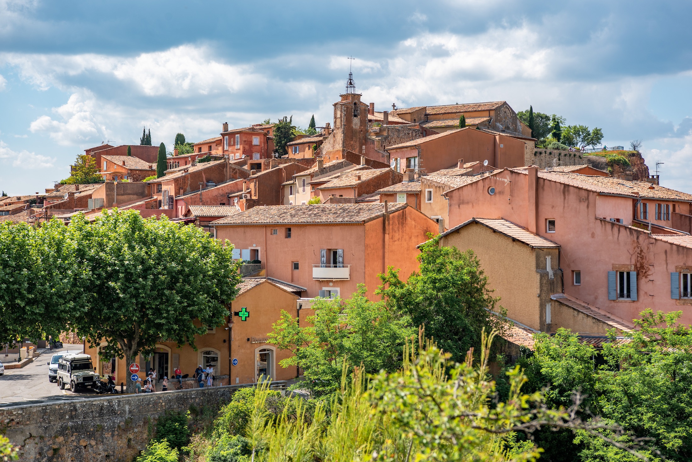 Het prachtige roze dorpje Roussillon