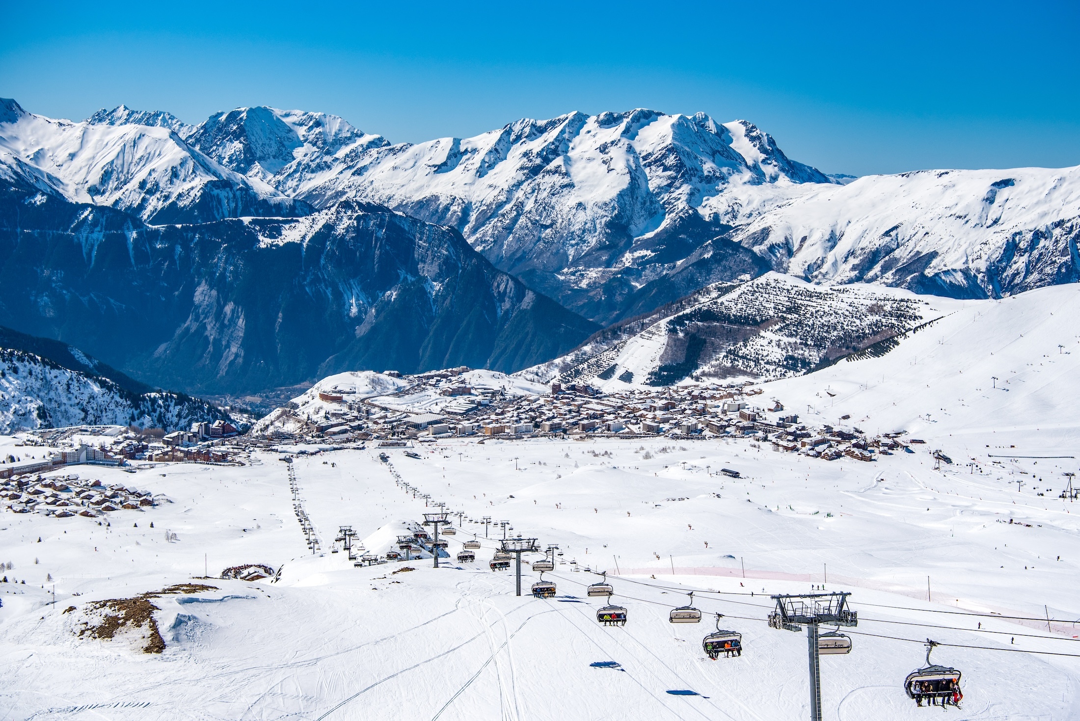 Een van de beste keuzes in Frankrijk is Alpe d'Huez